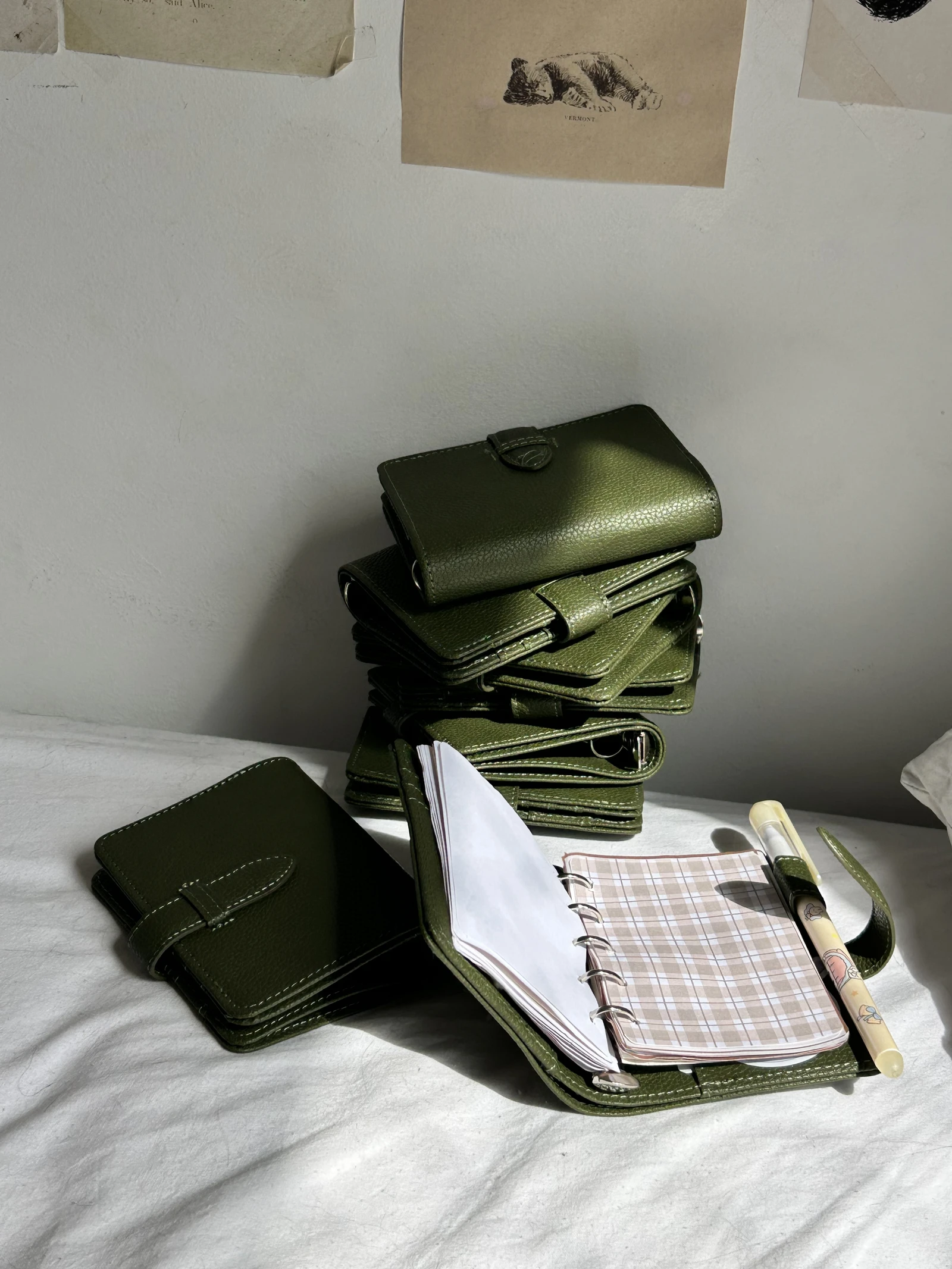 Mini Fichário Cogu — fichário artesanal feito à mão