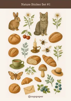 Kit de Adesivos Natureza - foto 1