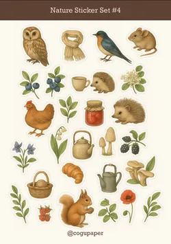 Kit de Adesivos Natureza - foto 4